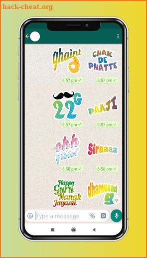 WAStickerApps - WhatsApp Stickers - Punjabi Flavor screenshot