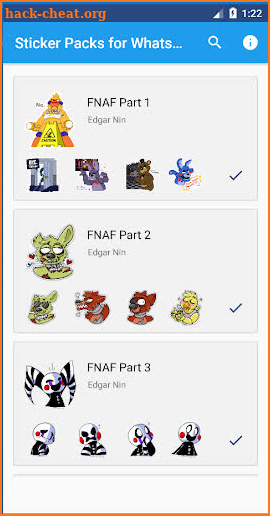 WAStickers - Fnaf Stickers screenshot