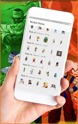 WAStickers For Dragon Ball Z - WhatsApp DBZ screenshot