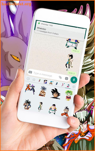 WAStickers For Dragon Ball Z - WhatsApp DBZ screenshot