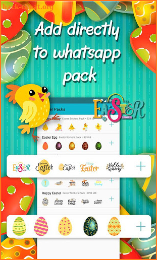 WAStickersApps - Easter Stickers and Easter eggs screenshot