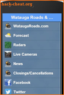 Watauga Roads & Weather screenshot