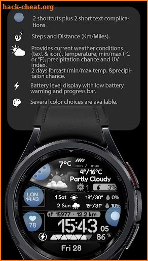 Watch Face CUE142 screenshot