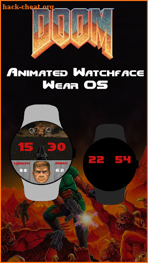 Watch face Doom screenshot