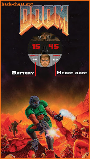 Watch face Doom screenshot