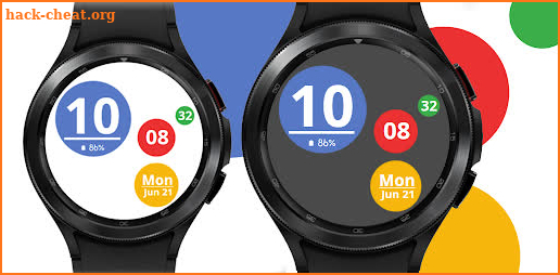 Watch Face Wear OS Google Dots screenshot