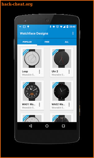 Watch Faces For Wear OS (Android Wear) screenshot