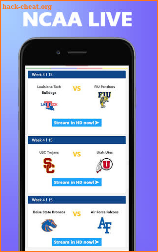 Watch NCAA Football Live Stream for FREE screenshot