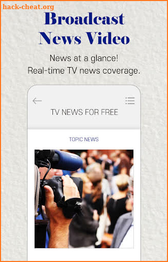 Watch TV news for free screenshot