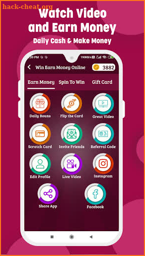 Watch Video & Earn Money Online - Reward Every Day screenshot