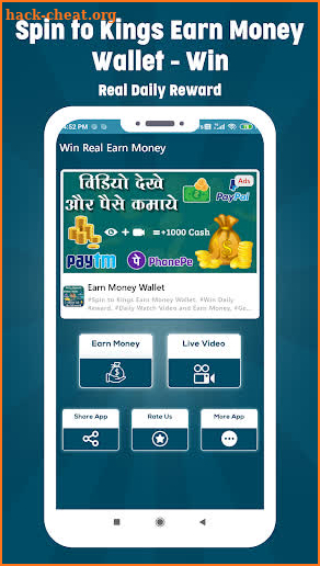 Watch Video & Earn Money - Real Daily Cash Reward screenshot