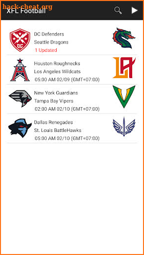 Watch XFL NFL NCAAF Football: Streaming Live Free screenshot