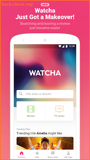 Watcha - Movies, TV Series Recommendation App screenshot