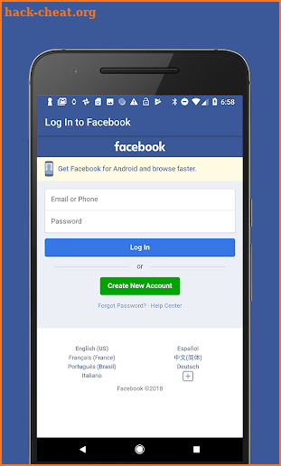 Watchbook for Facebook screenshot