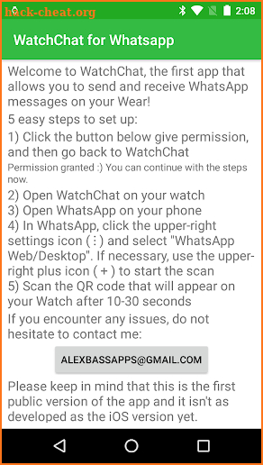 WatchChat for WhatsApp screenshot