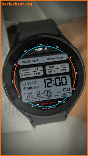 Watchface Messa Sport LX62 screenshot