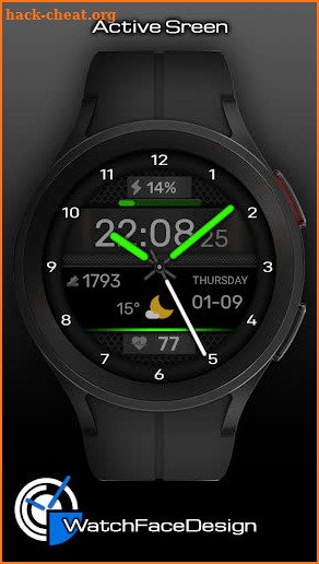WaTchG001: Analog watch face screenshot