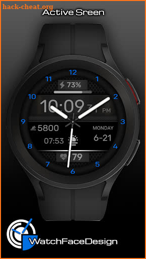 WaTchG001: Analog watch face screenshot