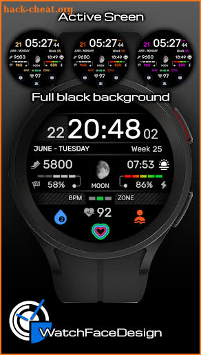 WaTchG003: Digital watch face screenshot