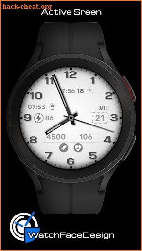 WaTchG015: Analog watch face screenshot