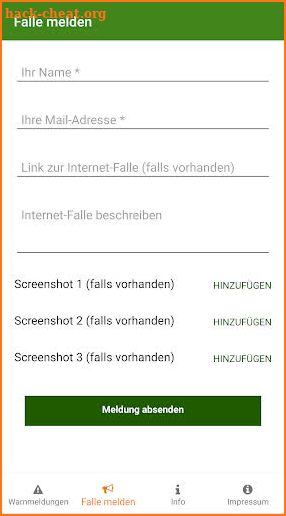 Watchlist Internet screenshot