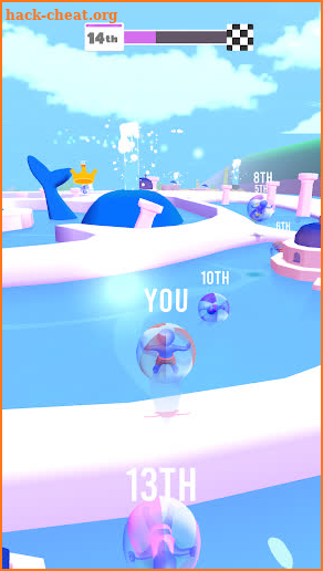 Water Ball Race 3D screenshot