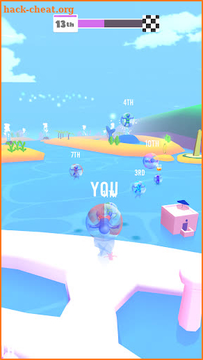 Water Ball Race 3D screenshot