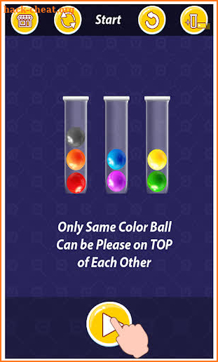 Water Color Ball Swap - 3D Bottle Sort Puzzle Game screenshot