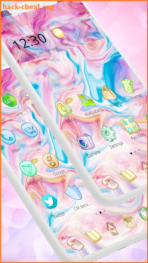 Water Color Marble Theme screenshot