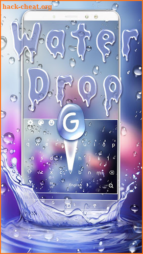 Water Drop Keyboard screenshot