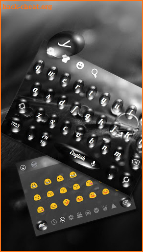 Water Droplet Texture Keyboard screenshot
