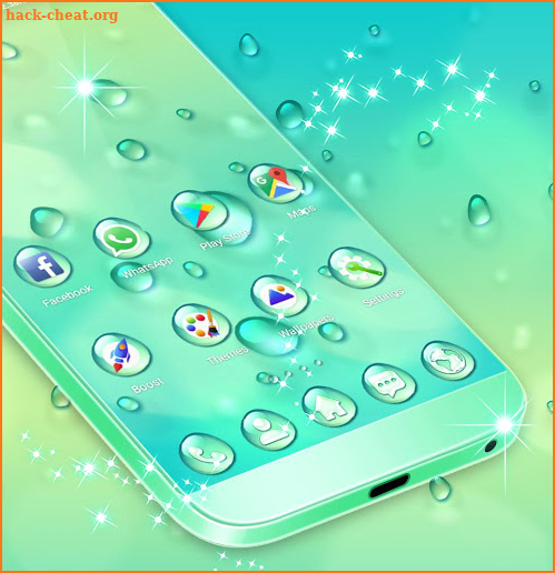 Water Drops Theme screenshot