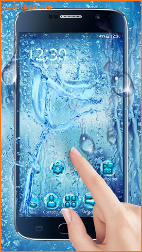 Water Drops Themes HD Wallpapers 3D icons screenshot