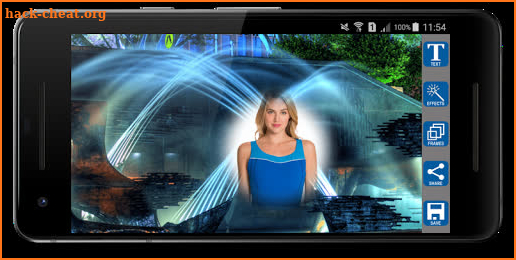 Water Fountain Photo Frames screenshot
