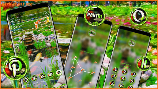 Water Garden Theme Launcher screenshot