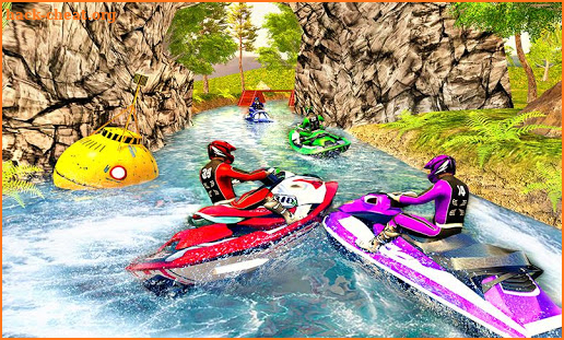 Water Jet Ski Boat Racing 3D screenshot