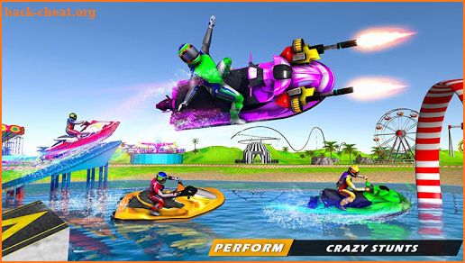 Water Jet Ski Racing Games: Boat Shooting Game screenshot