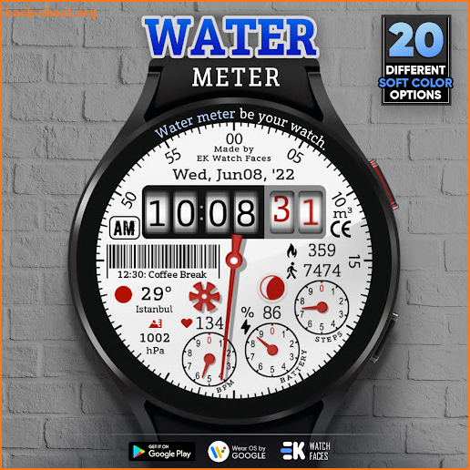 Water Meter - Watch Face screenshot