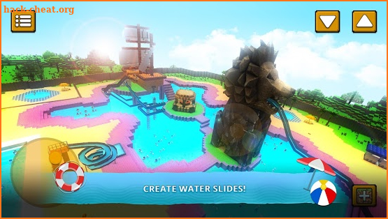 Water Park Craft: Waterslide Building Adventure 3D screenshot