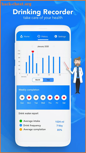 Water Reminder - drink water on time daily screenshot