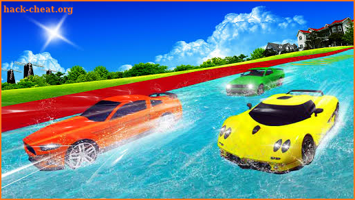 Water Slide Car Racing adventure 2019 screenshot