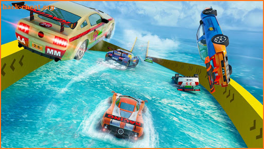 Water Slide Car Stunts Racer screenshot