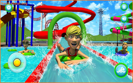 Water Slide Extreme: Adventure Water Park Games 3D screenshot