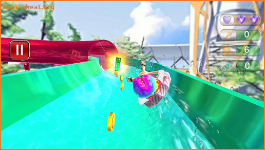 Water Slide Jojo Surfer: Adventure Rush Racing screenshot
