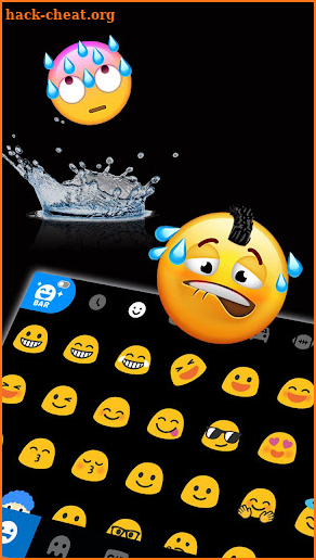 Water Splash Keyboard Theme screenshot