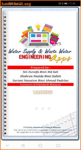 Water Supply and Waste Water Engineering Note Apps screenshot