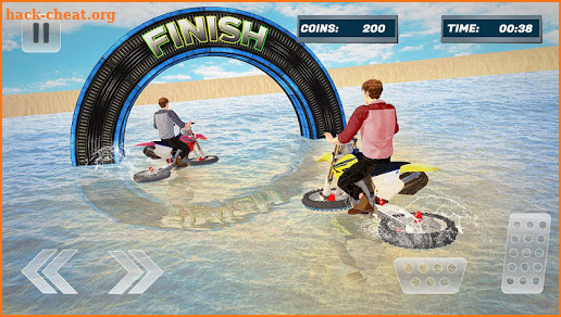 Water Surfer Bike Beach Stunts Race screenshot