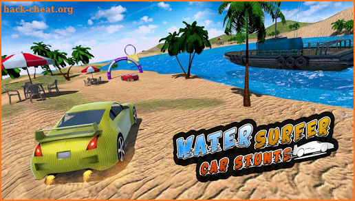 Water Surfer Car Stunts Racer screenshot