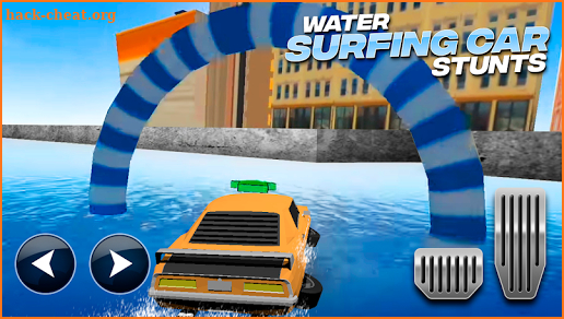 Water Surfing Car Stunts screenshot