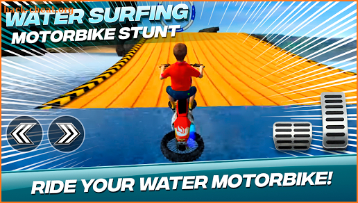 Water Surfing Motorbike Stunt screenshot